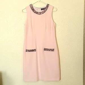 Karl Lagerfeld Paris pastel pink dress, size 6